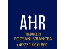 AHR Traduceri Romania  - Focsani